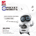 Mini robot de poche Musique chanter danser la voix changer et répéter Cadeau enfants jouet SJY-939B